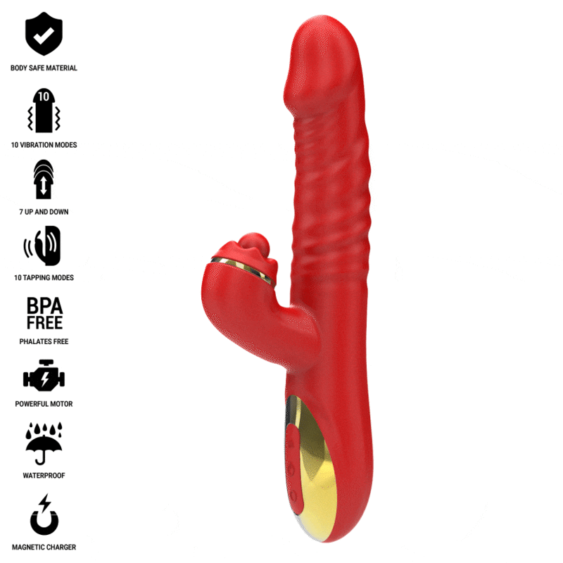 INTENSE - THALIA VIBRACIÓN & EMPUJE & ESTIMULACIÓN ROJO INTENSE FUN