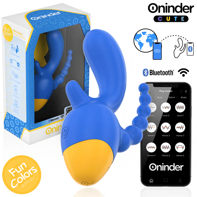 ONINDER CUTE - LOVE 3 SOME TRIPLE VIBRADOR - APP MUNDIAL GRATUITA ONINDER CUTE