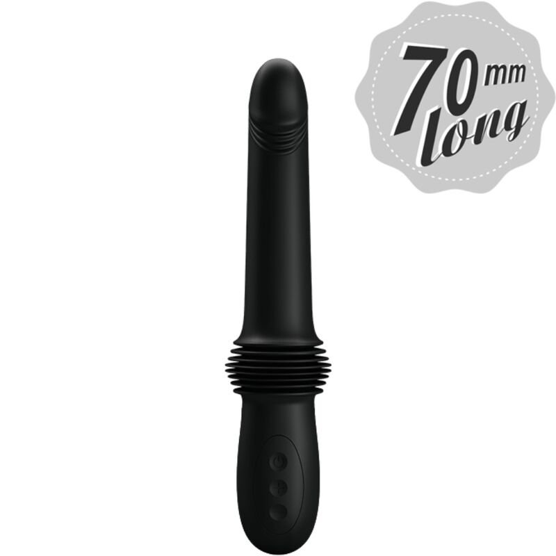 PRETTY LOVE - PAZUZU VIBRADOR 3 MODOS DE EMPUJE NEGRO PRETTY LOVE