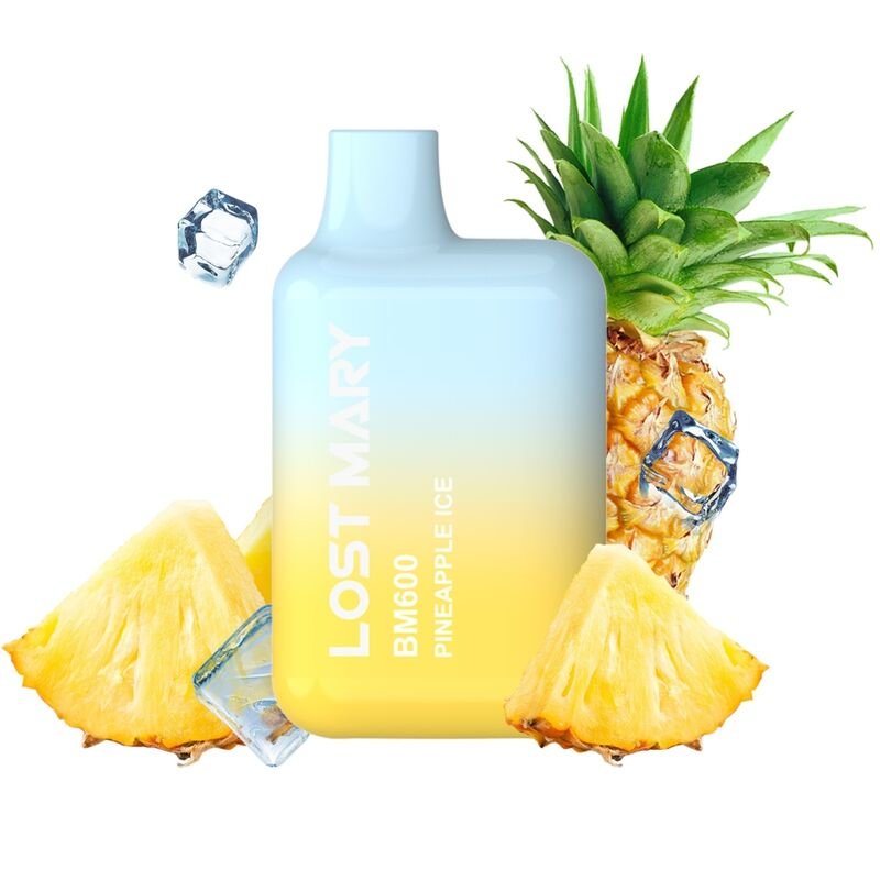 LOST MARY - BM600 VAPER NICOTINA 2% DESECHABLE SABOR PIÑA HELADA LOST MARY