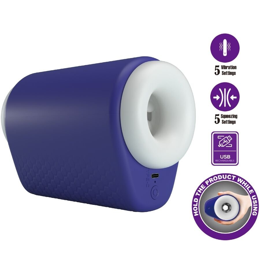 Comprar Pretty Love - Dj Lady Masturbador Masculino Con Vibración 5 Configuraciones Morado