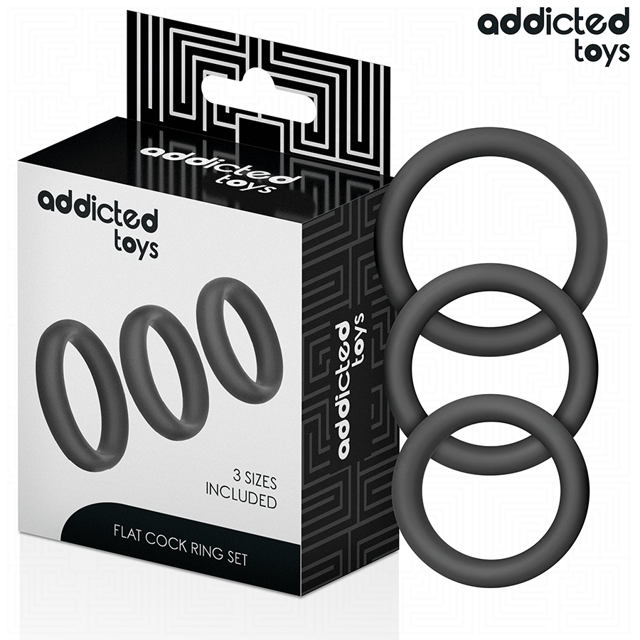 Comprar Addicted Toys - Set De Anillos Silicona Planos