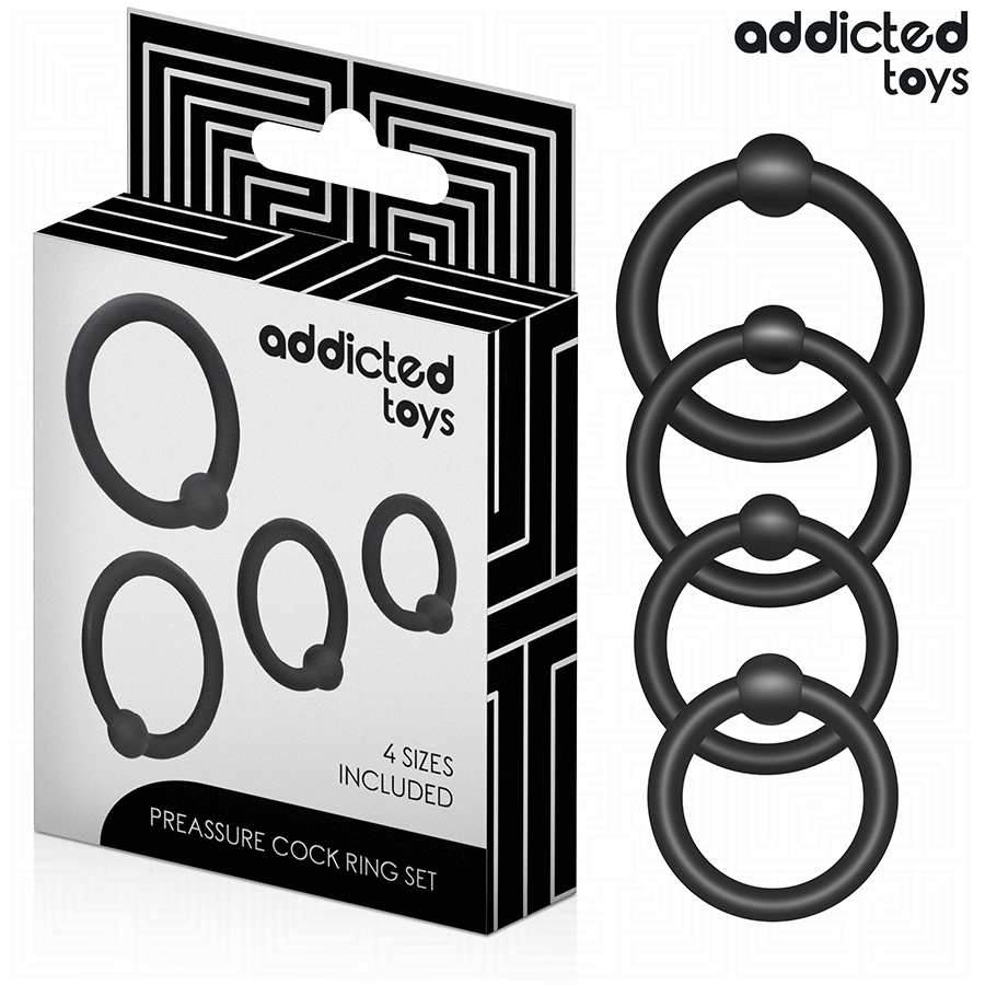 Comprar Addicted Toys - Set Anillos Silicona De Presión