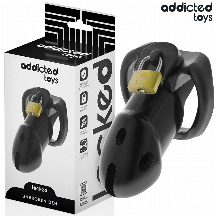 ADDICTED TOYS LOCKED - UNBROKEN DEN JAULA PARA PENE 9,8 CM ADDICTED TOYS LOCKED