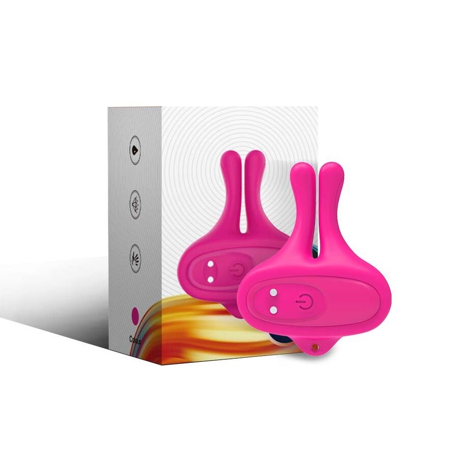 Comprar Armony - Rabbit Shape Vibration Magnetic Nipple Clamps Pink