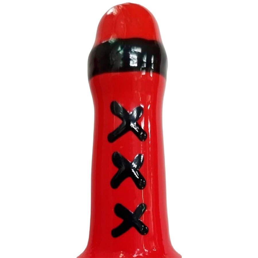 CONDOMERIE - PRESERVATIVO DECORATIVO PINTADO A MANO MSTERDAM ROJO CONDOMERIE