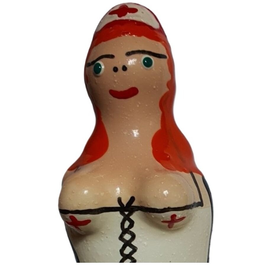 Comprar Condomerie - Preservativo Decorativo Pintado A Mano Enfermera Pelirroja