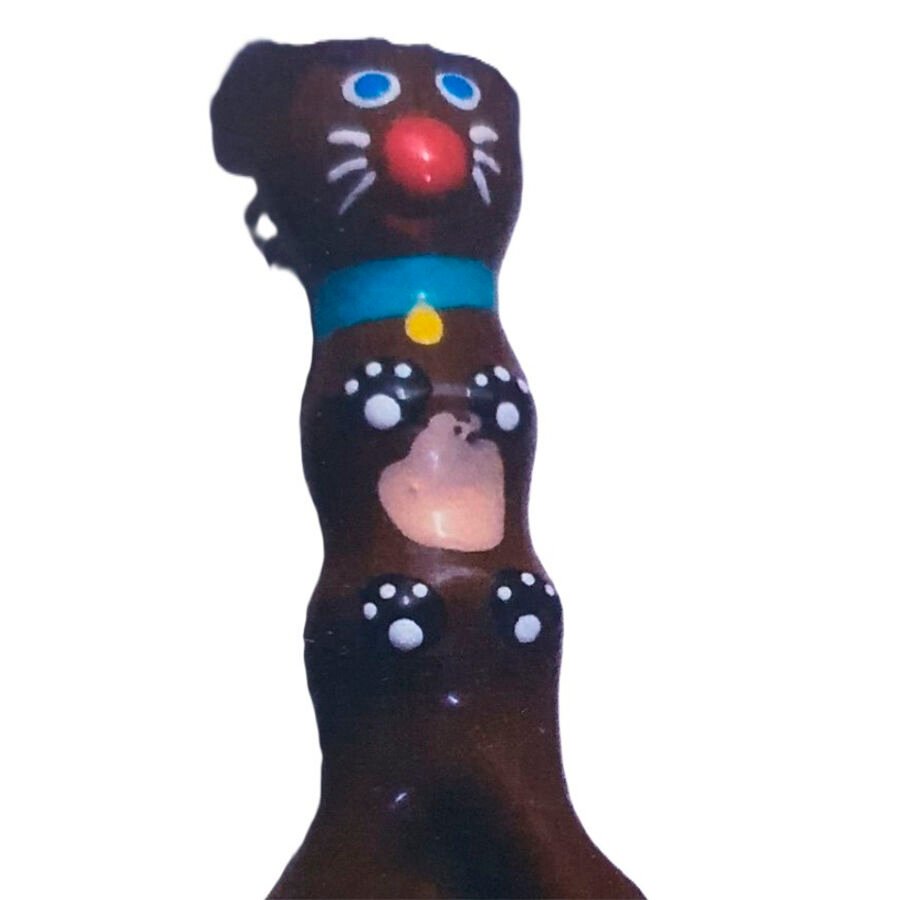 Comprar Condomerie - Preservativo Decorativo Pintado A Mano Perro Salchicha Marrón Xl
