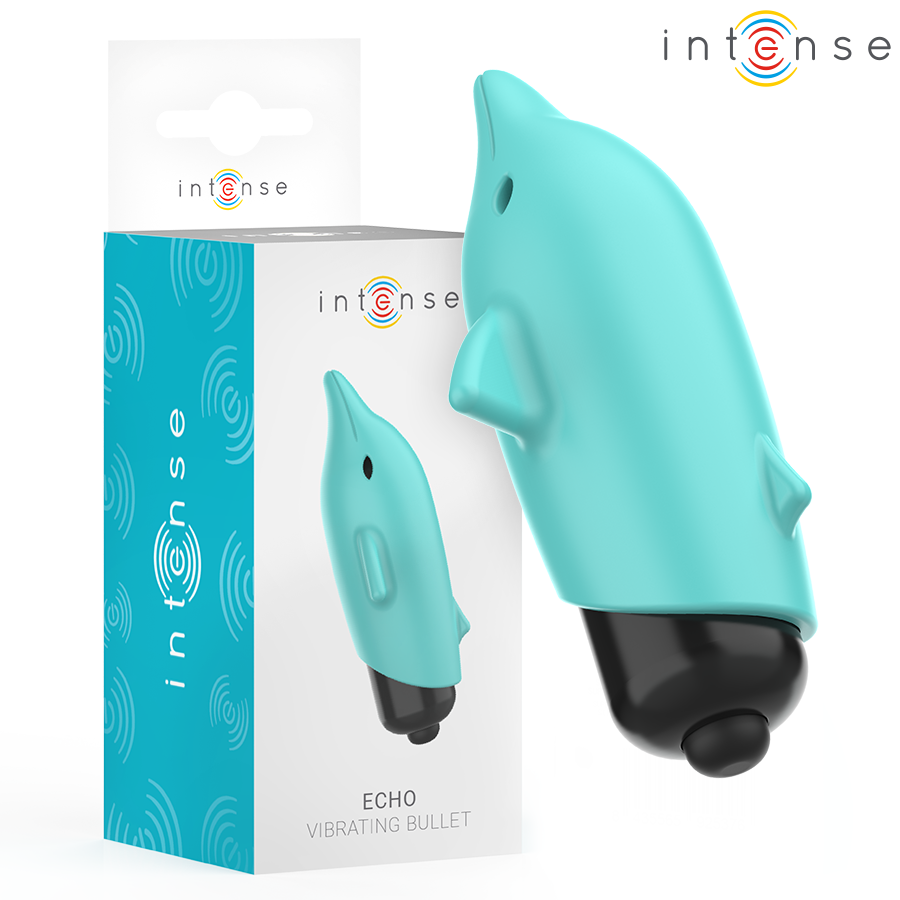 Comprar Intense - Echo Bala Vibradora Delfín Azul 8 X 4.7 Cm