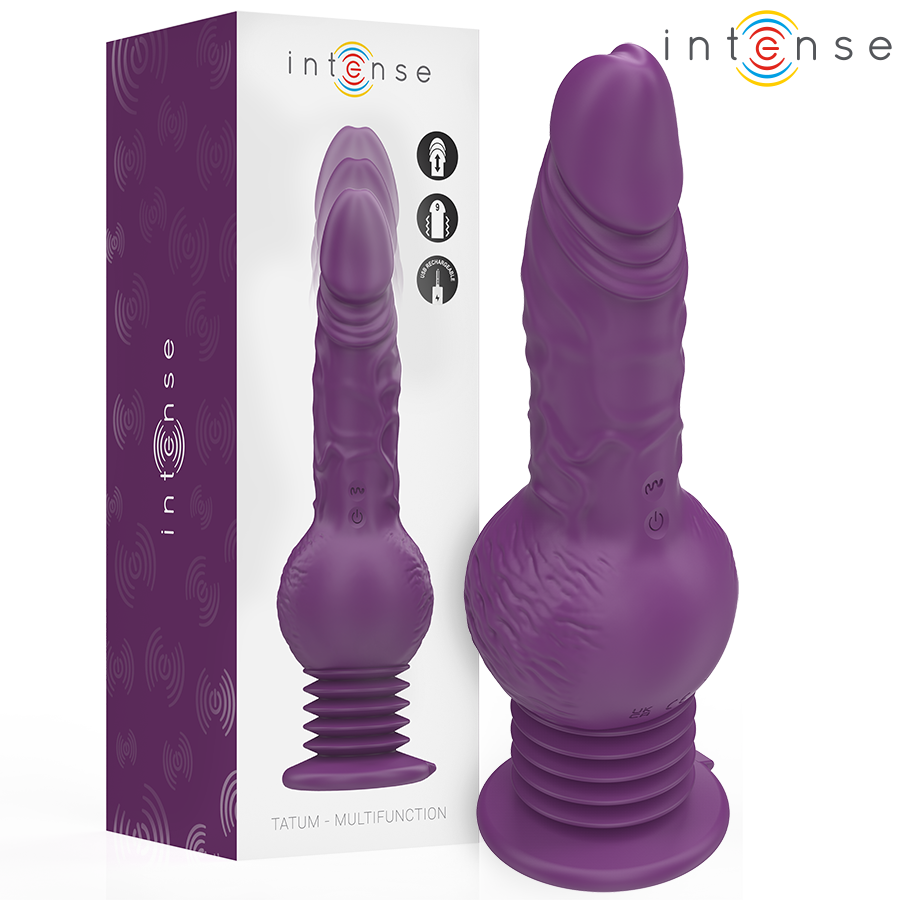 Comprar Intense - Tatum Vibrador Multifunción Con Vibración Up And Down 24 Cm Morado