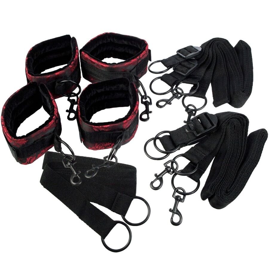 CALEXOTICS - SCANDAL SET DE ATADURAS CAMA CALEXOTICS