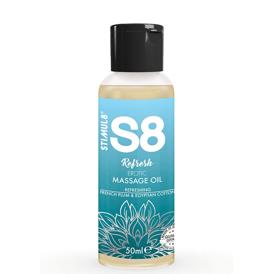 STIMUL8 - S8 REFRESH ACEITE DE MASAJE ERÓTICO ALGODÓN 50 ML STIMUL8