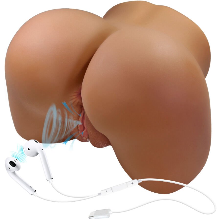 CRAZY BULL - WENDY TRASERO FEMENINO REALISTA VIBRADOR & SUCCIONADOR CON SONIDO 11 KG CRAZY BULL