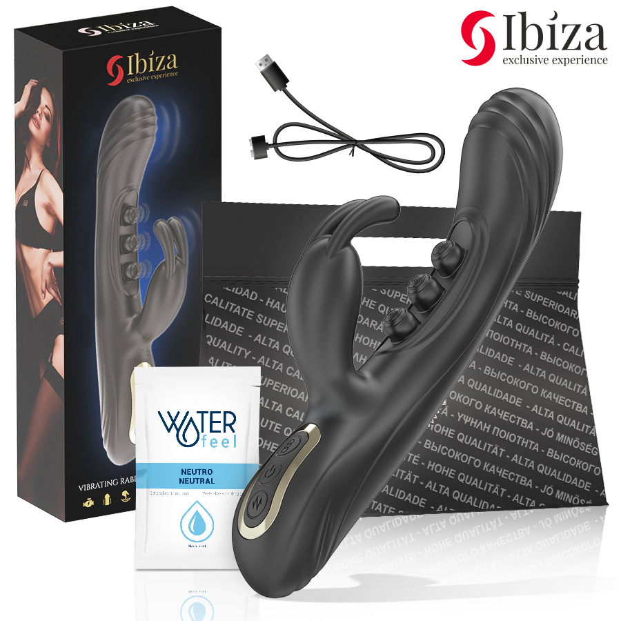 IBIZA - VIBRADOR RABBIT PERLAS CON PULSACIÓN IBIZA TECHNOLOGY