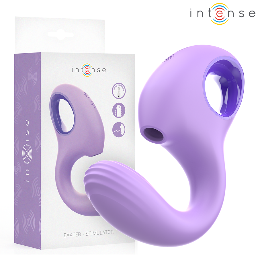 INTENSE - BAXTER VIBRADOR & ESTIMULADOR VIOLETA INTENSE FUN