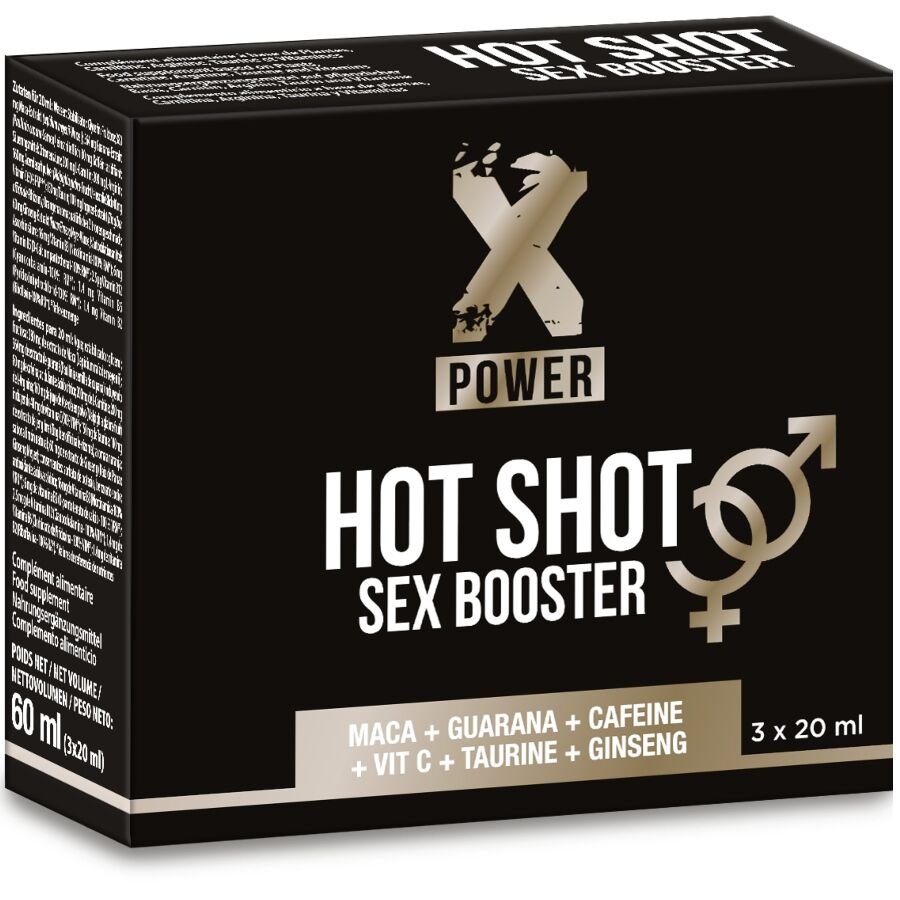 Comprar X Power - Hot Shot Sex Booster Increase Libido 3 X 20 Ml
