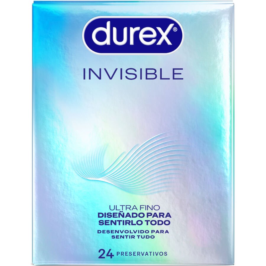 DUREX - PRESERVATIVOS INVISIBLE ULTRA FINO 24 UNIDADES DUREX CONDOMS