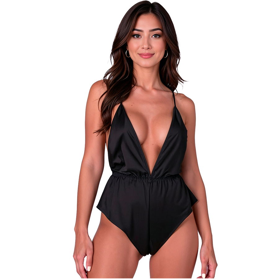 PASSION - SENSIE BODY NEGRO L/XL PASSION WOMAN TEDDIES