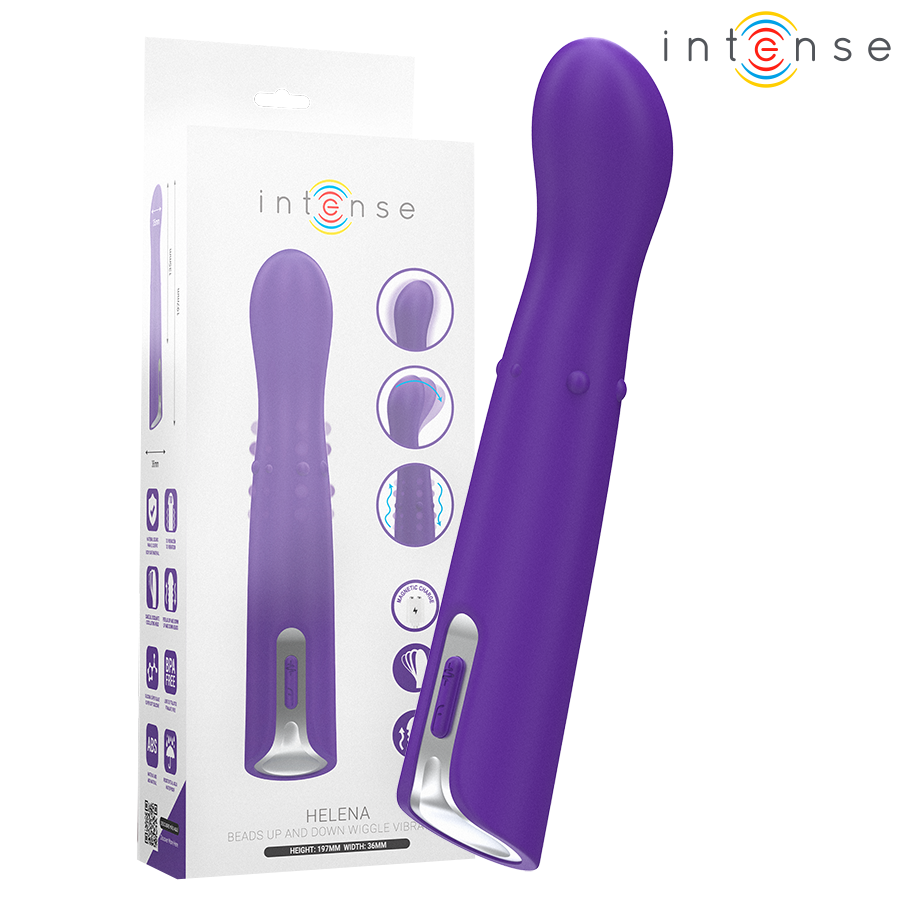 INTENSE - HELENA VIBRADOR UP & DOWN MODO BEADS 13,5 CM INTENSE FUN