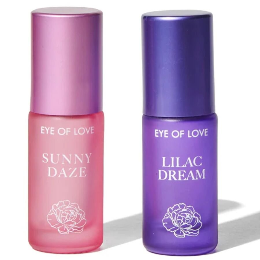 Eye Of Love - Bloom Set De Perfume Roll-on Con Feromonas De Día A Noche 2 X 5 Ml