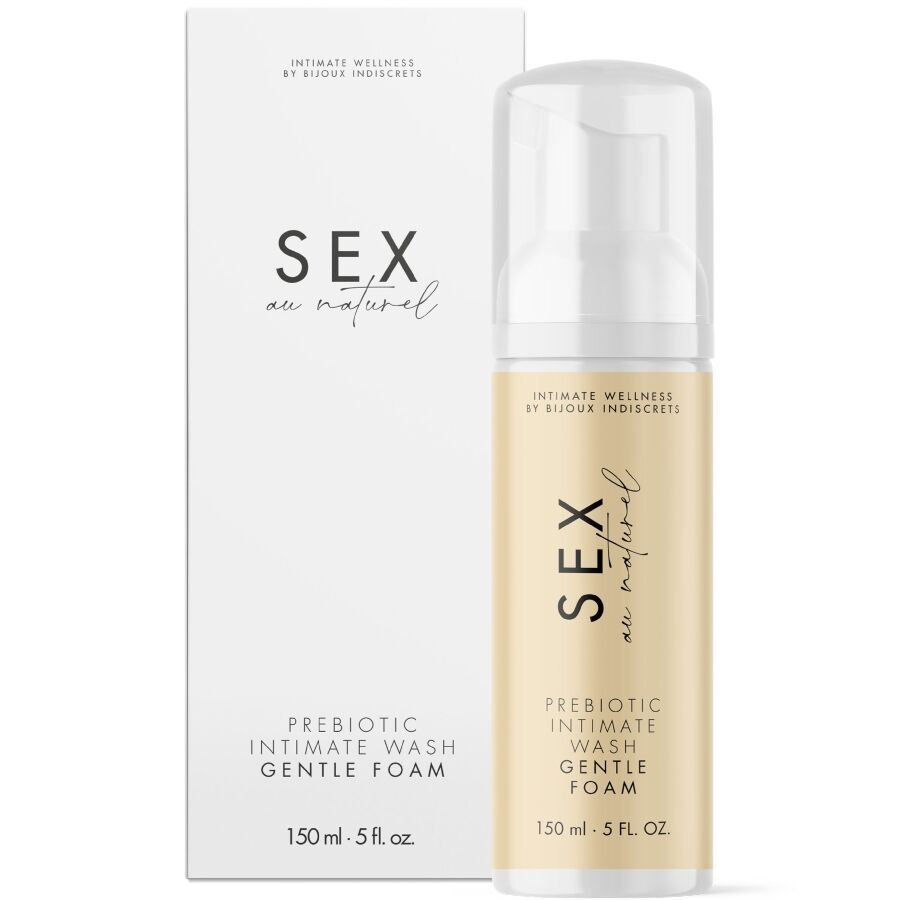 BIJOUX INDISCRETS - SEX AU NATUREL GEL ÍNTIMO PREBIÓTICO CON ESPUMA 150 ML BIJOUX AU NATUREL