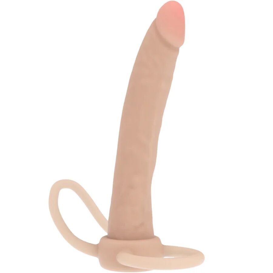 GET REAL - DOUBLE TROUBLE PENETRADOR ANAL SILICONA 16 CM GET REAL