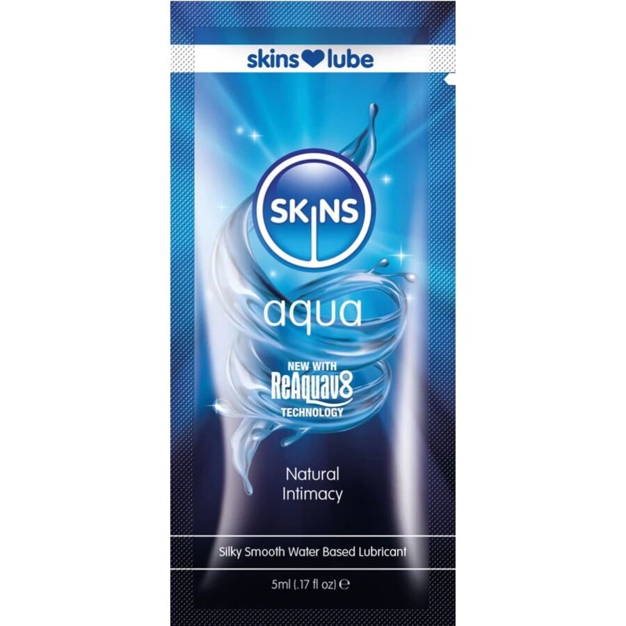 SKINS - AQUA LUBRICANTE BASE DE AGUA MONODOSIS 5 ML SKINS
