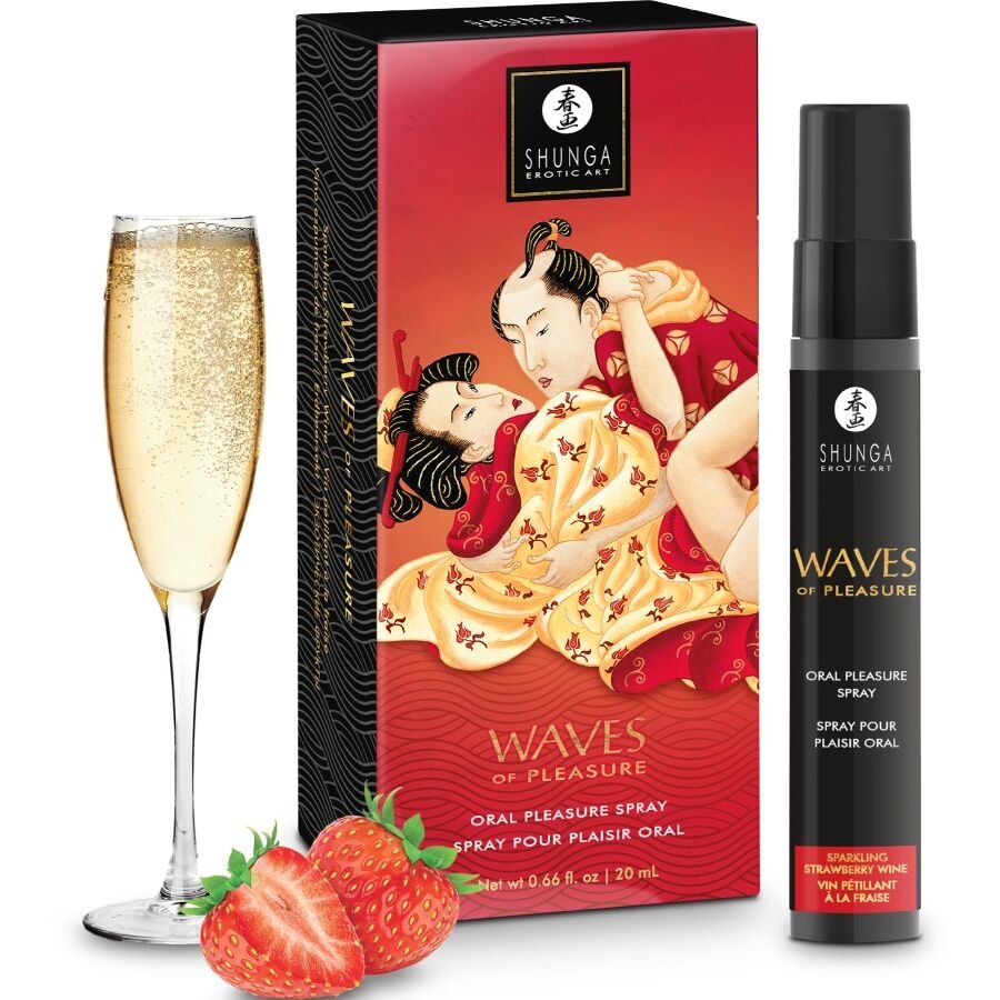 Comprar Shunga - Waves Pleasure Spray Oral Seductor Fresa 20 Ml