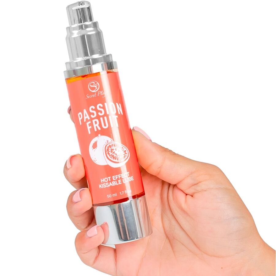 SECRETPLAY - LUBRICANTE EFECTO CALOR FRUTA DE LA PASIÓN 50 ML