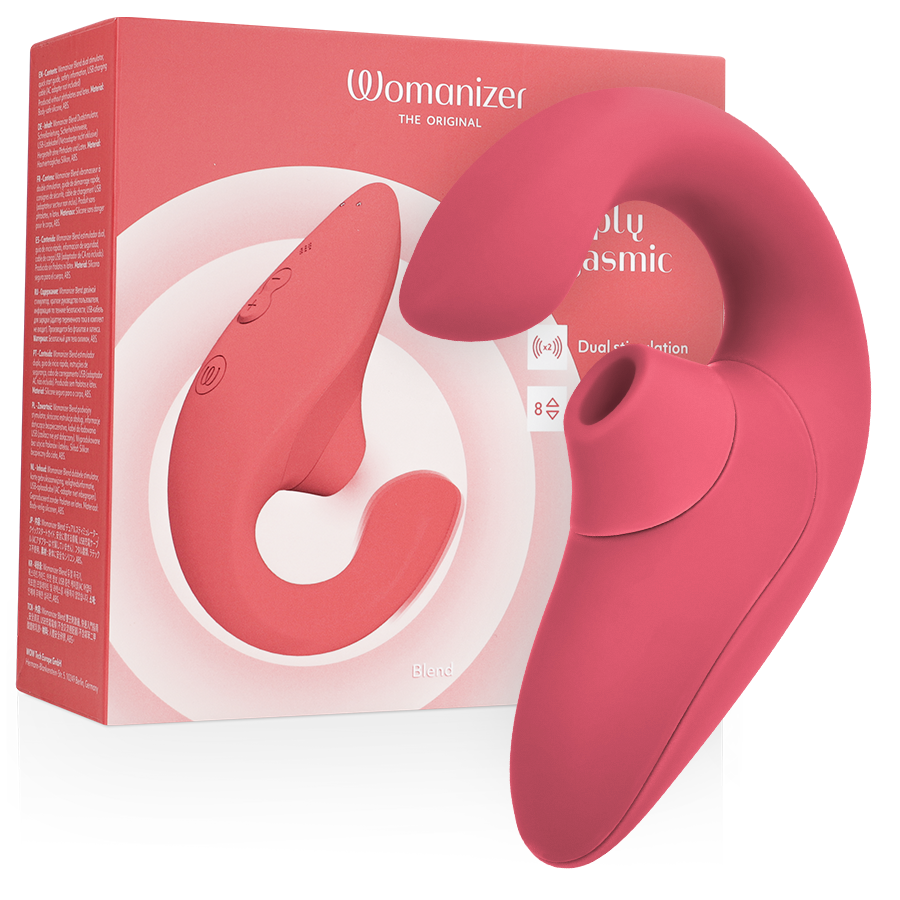WOMANIZER - BLEND ESTIMULADOR VIBRADOR RABBIT ROSA WOMANIZER