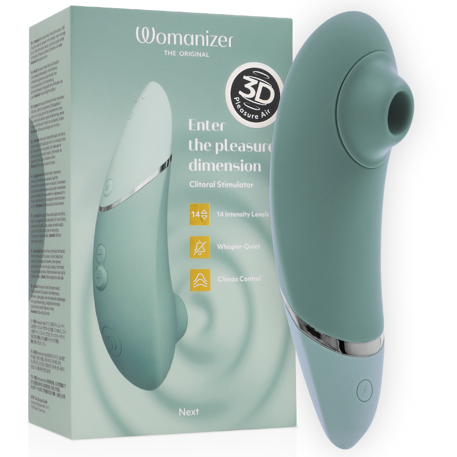 WOMANIZER - NEXT ESTIMULADOR DE CLITORÍS VERDE CLARO WOMANIZER