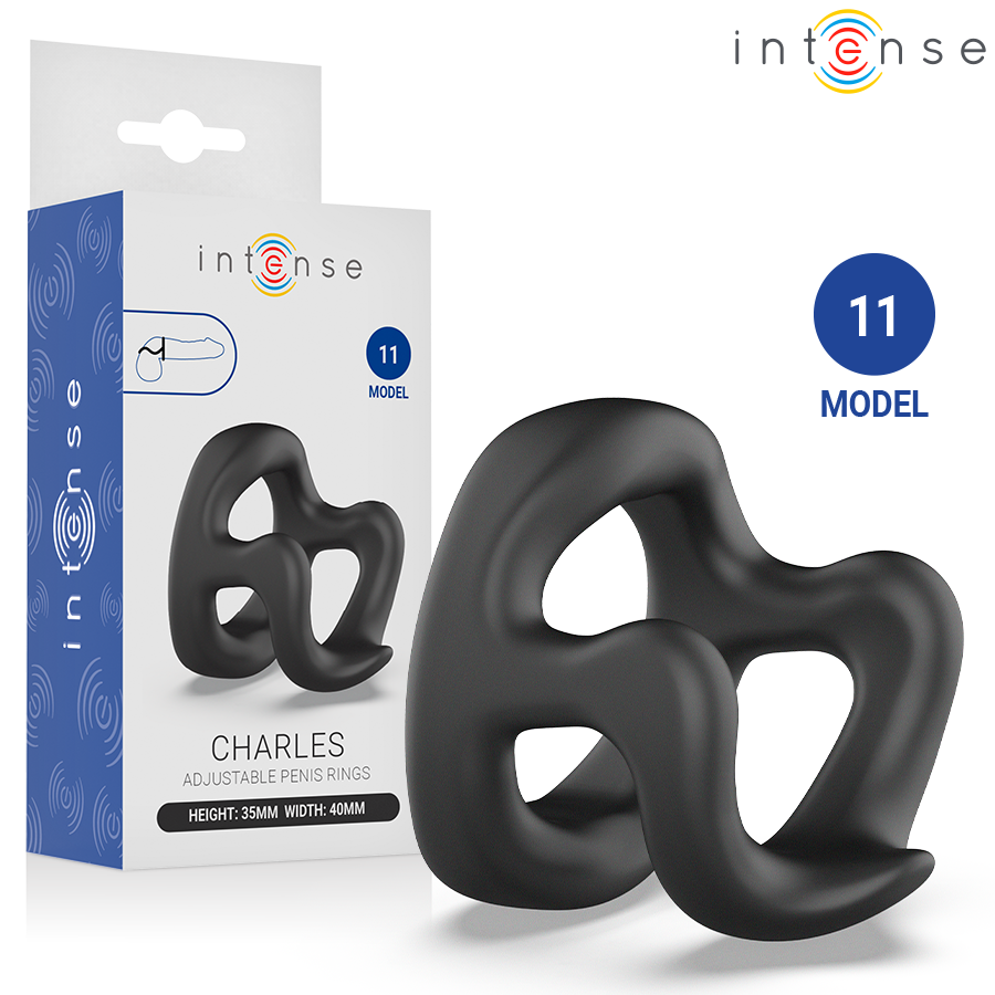 INTENSE - CHARLES ADJUSTABLE PENIS RING MODEL 11 INTENSE FOR HIM
