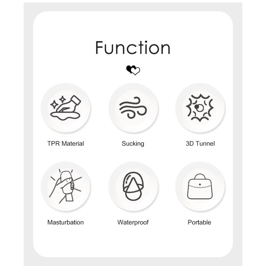 PRETTY LOVE - COLE MASTURBADOR DOBLE ENTRADA