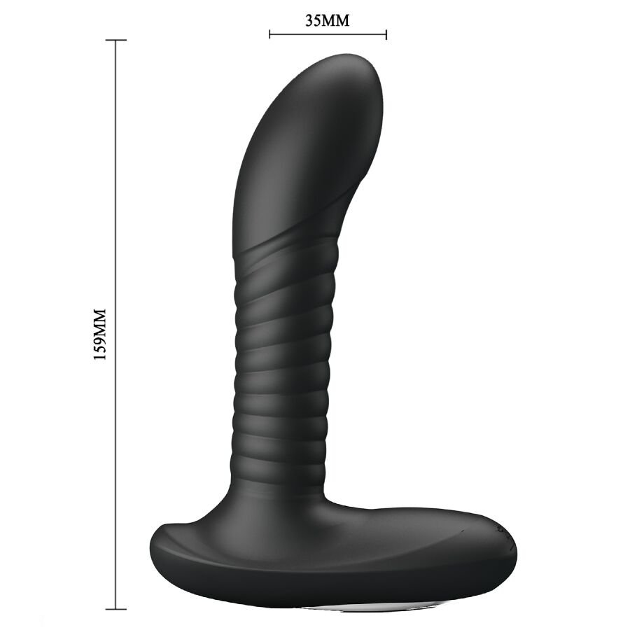 MR PLAY - MASAJEADOR PROSTÁTICO CON ROTACIÓN Y VIBRACIÓN