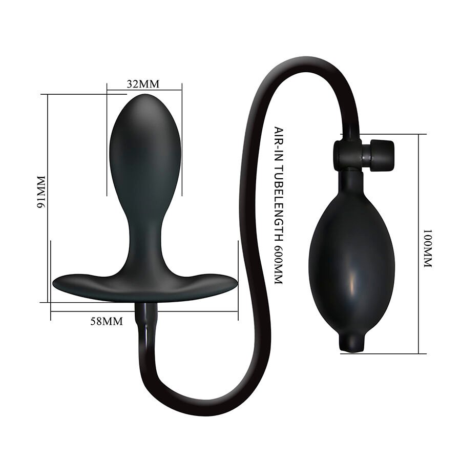 MR PLAY - PLUG ANAL INFLABLE AJUSTABLE