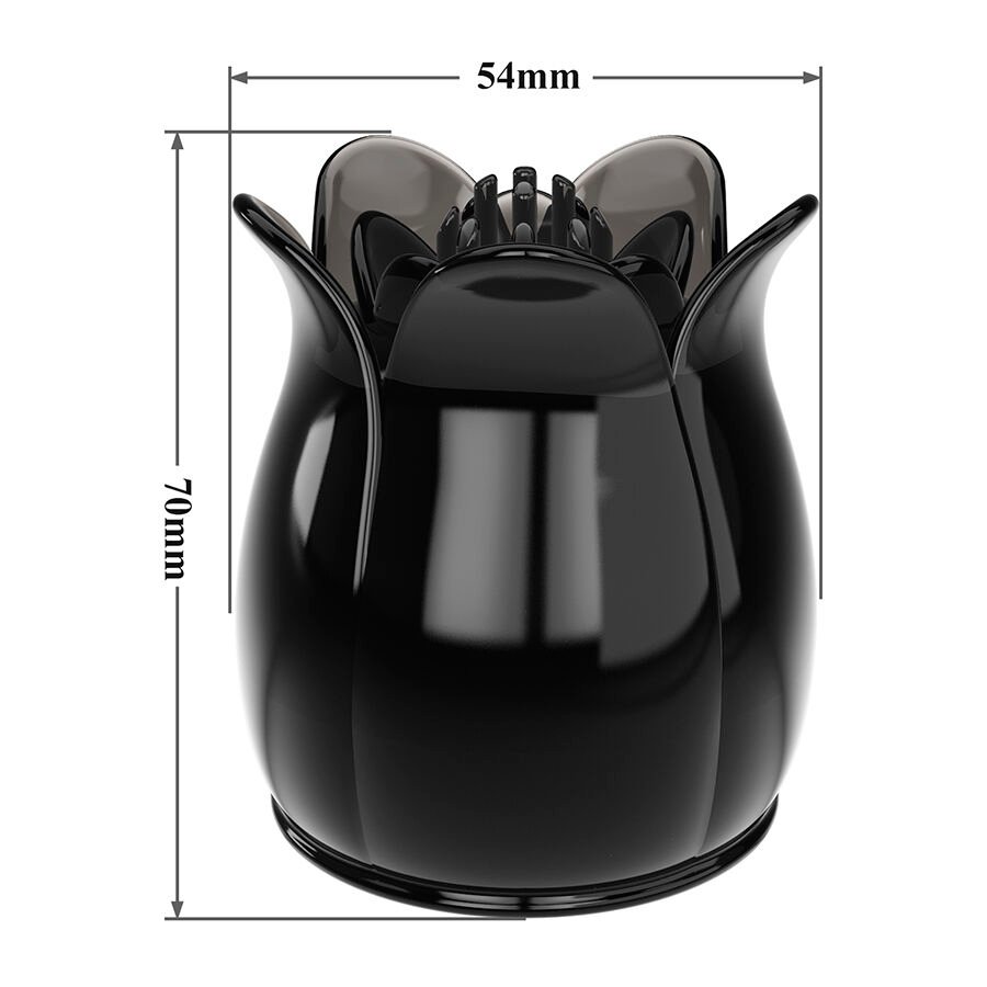 PRETTY LOVE - SECRET GARDEN CABEZAL MASAJEADOR NEGRO