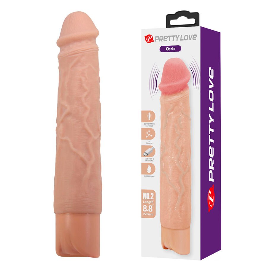 PRETTY LOVE - OSRIC VIBRADOR REALÍSTICO FLEXIBLE PRETTY LOVE HIGH GRADE