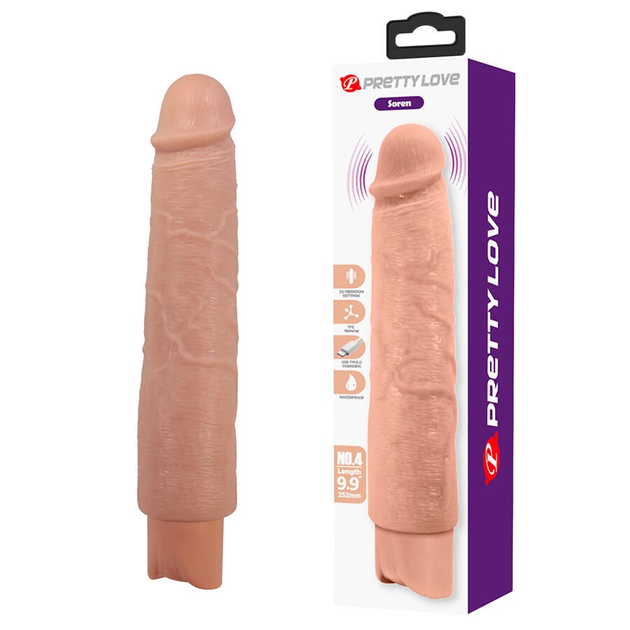 PRETTY LOVE - SOREN VIBRADOR REALÍSTICO FLEXIBLE PRETTY LOVE HIGH GRADE