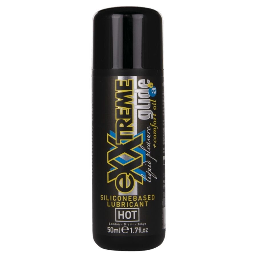 Comprar Hot - Exxtreme Glide Lubricante Base Silicona + Aceite Confort A+ 50 Ml