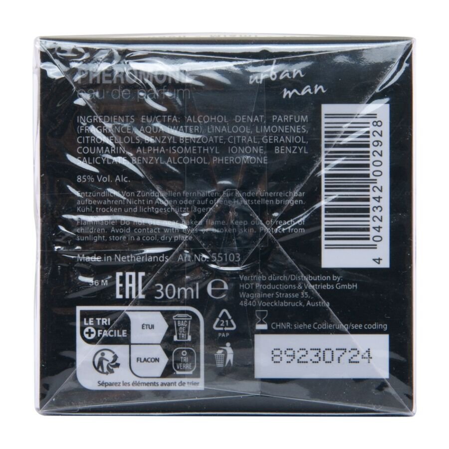 HOT - PERFUME CON FEROMONAS TOKYO URBAN HOMBRE 30 ML
