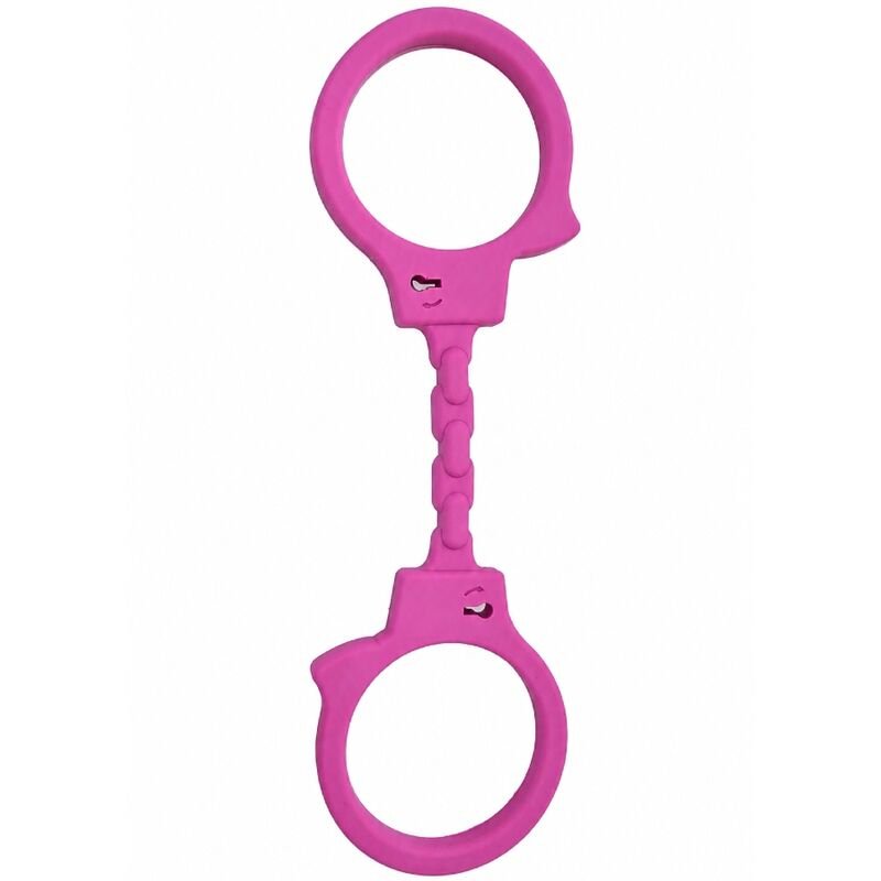 DIABLO PICANTE - SILICONE HANDCUFFS FUCHSIA DIABLO PICANTE