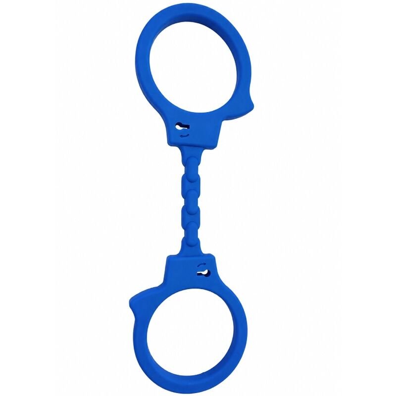 Diablo Picante - Silicone Handcuffs Blue