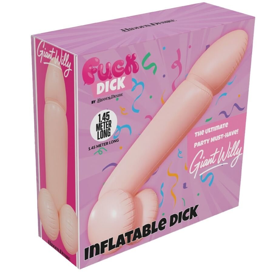 HIDDEN DESIRE - GIANT WILLY PENE INFLABLE GIGANTE 145 CM HIDDEN DESIRE