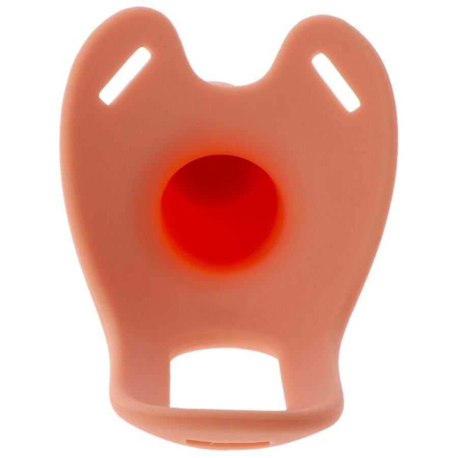 HIDDEN DESIRE - INFERNO STRAP-ON FUNDA PARA PENE CON VIBRACIÓN 16 CM