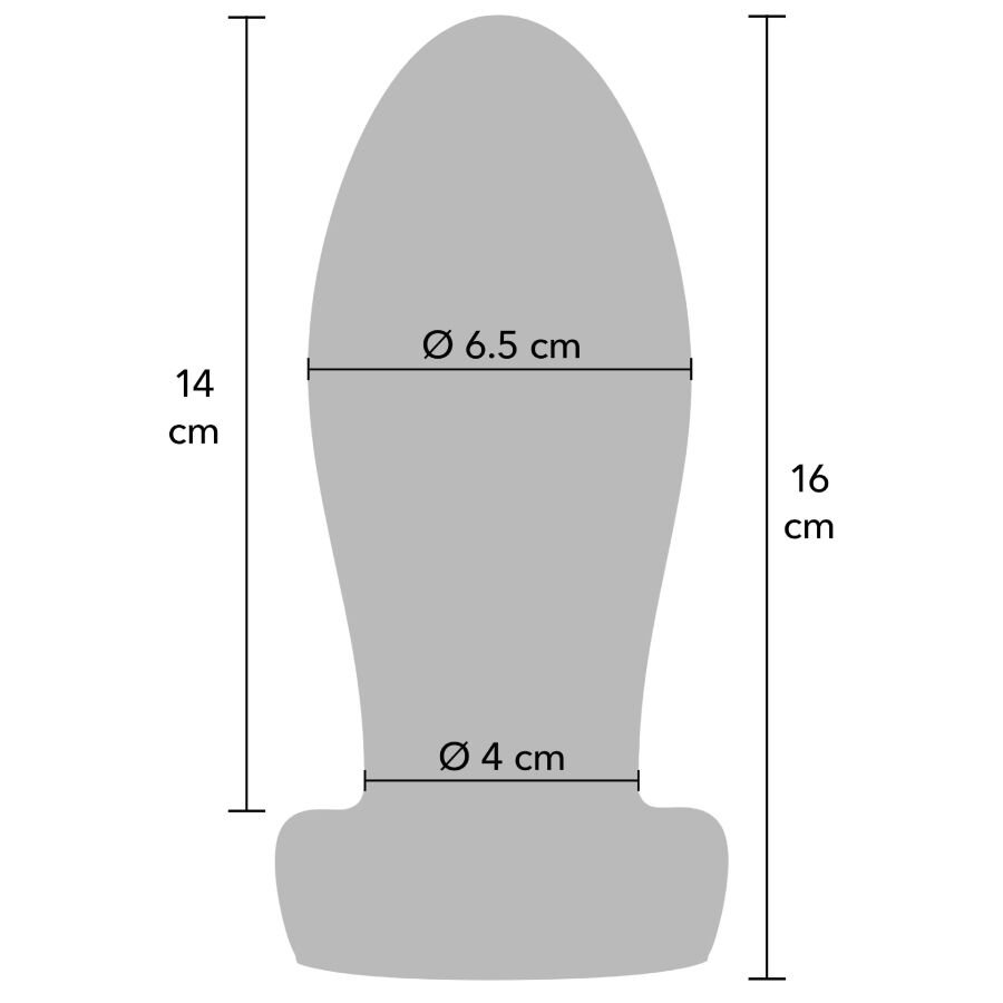 HIDDEN DESIRE - EXTREME HEAVY ANAL STRETCHER PLUG L