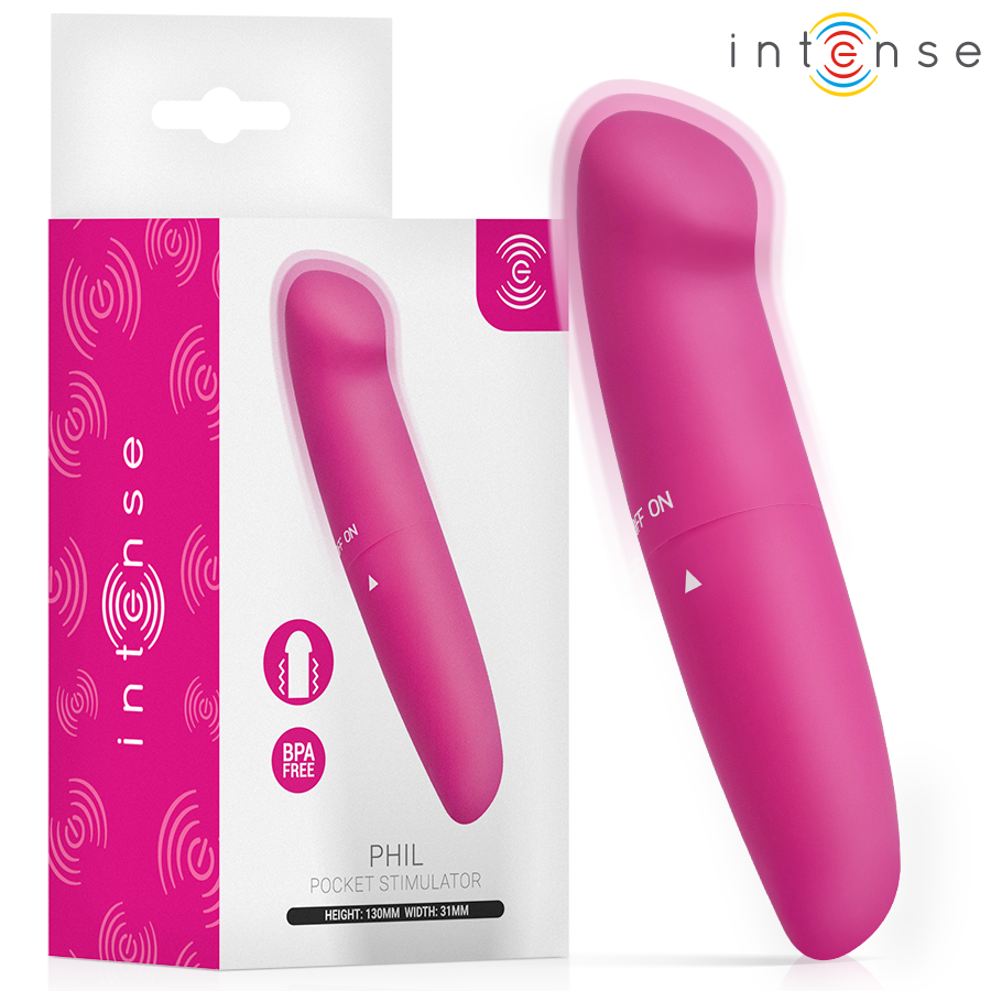 INTENSE - PHIL G-SPOT VIBRATOR PINK 13 CM INTENSE FUN TOYS
