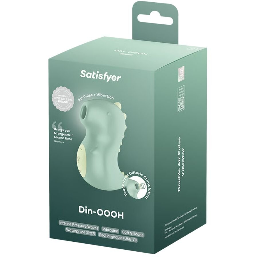 SATISFYER - DIN-OOOH VIBRADOR & ESTIMULADOR AIR PULSE