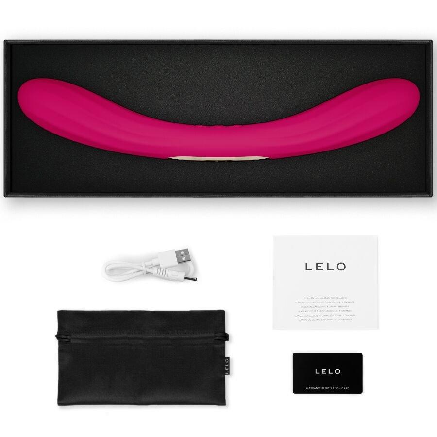 LELO - BOOMERANG DOUBLE ENDED VIBRATOR CERISE