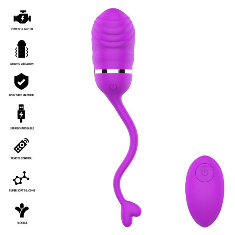 INTENSE - SOOKIE REMOTE CONTROL VIBRATING EGG PURPLE INTENSE REMOTE CONTROL