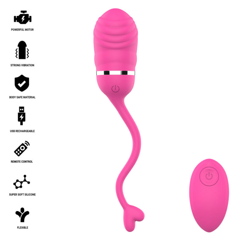 INTENSE - SOOKIE REMOTE CONTROL VIBRATING EGG PINK INTENSE REMOTE CONTROL